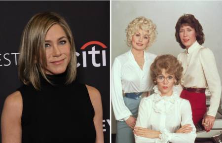 Jennifer Ansiton pretende volver a reunir a Dolly Parton, Lily Tomlin y Jane Fonda.