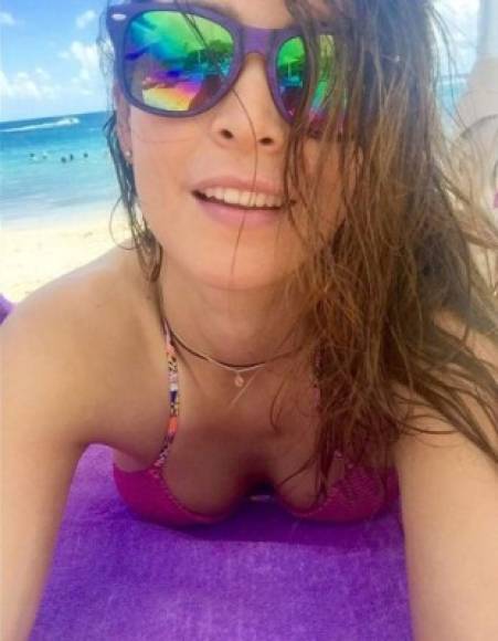 La actriz comparte sus momentos de relax e íntimos con sus miles de seguidores en su cuenta de Instagram.