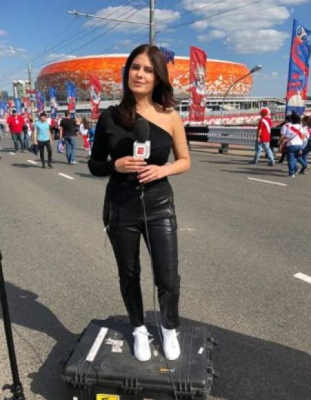 La venezolana ha dado una gran cobertura en este mundial para ESPN.