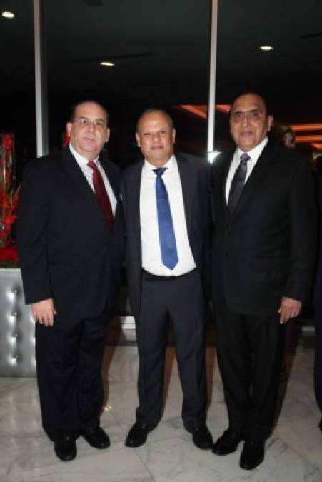 Héctor Kattán, Roger Larach y Farid Handal.