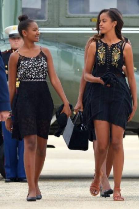 5. Malia y Sasha Obama. Las hijas del presidente estadounidense Barack Obama se han convertido en un modelo a seguir, especialmente para las jóvenes afroamericanas.