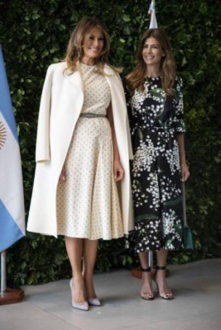 Ambas lucieron elegantes y regias en la despedida de la cumbre del G20.