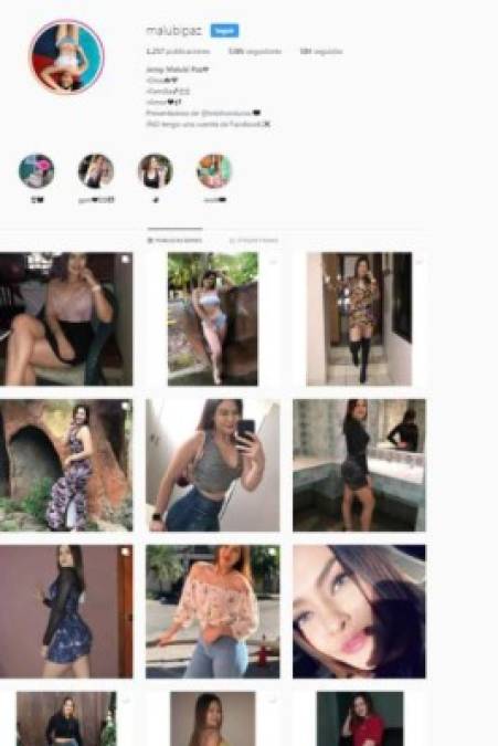 La hermosa Malubi Paz decidió borrar en su cuenta oficial de Instagram todas las fotos que presumía con el delantero hondureño Romell Quioto. De esta manera deja entrever el fin de su relación con el futbolista.