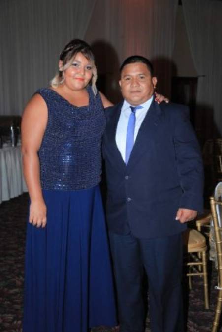 Evelin Santos y José Aguilar.