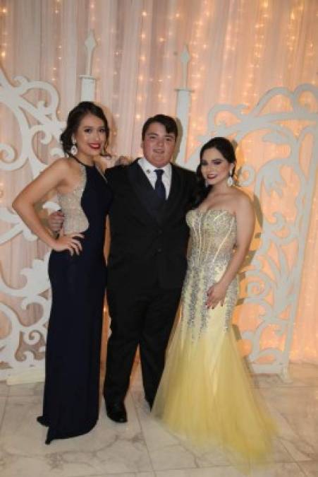 Emily Leiva, José López y Ana Enamorado.