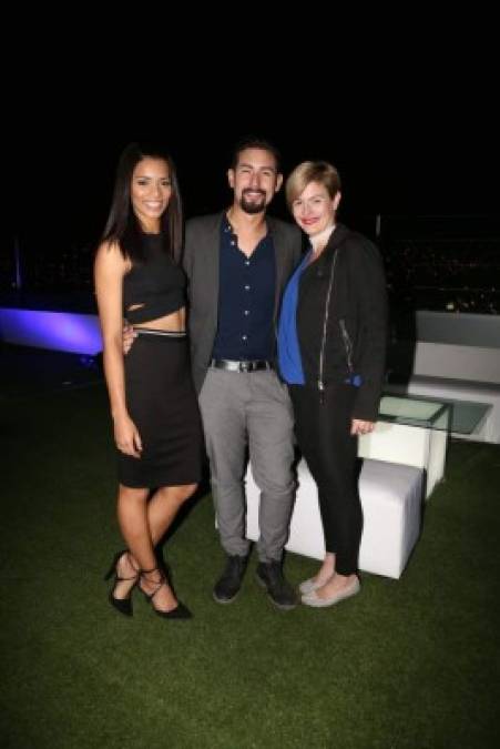 Donna Rivera, David Fortín y Erica Jensen.