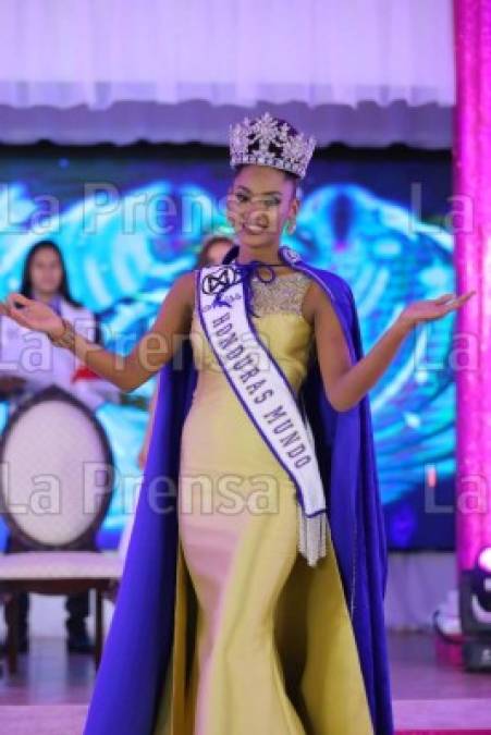 Kerelyne Campigotti es la nueva reina del Miss Honduras Mundo.