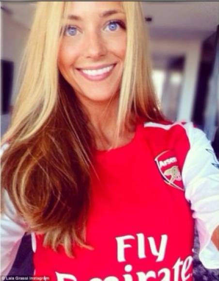 Laia Grassi mostraba en redes su amor al Arsenal por apoyo al chileno.