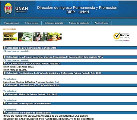 Arranca prematrícula para el segundo período en la Unah