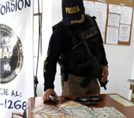 Detienen a supuesta banda de extorsionadores en Danlí y Tegucigalpa