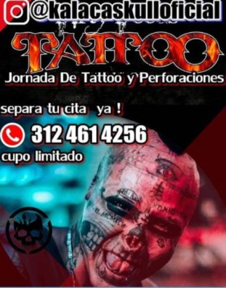 Kalaca es un tatuador que se ha viralizado en el mundo de las redes sociales por su aspecto físico.