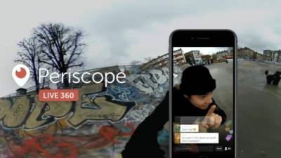 Periscope es la parte de Twitter que ofrece los videos en 360 grados.