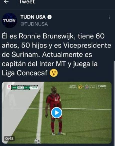 TUDN USA transmitió el partido para Estados Unidos y se quedaron asombrados al ver al presidente del Inter en el campo.