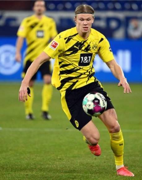 11. Erling Braut Haaland - Se ha quedado fuera del top 10 el delantero noruego del Borussia Dortmund, que aparece undécimo con un precio de 110 millones de euros.