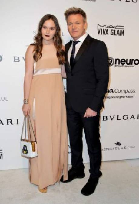 El chef Gordon Ramsay y su hija, Holly Anna Ramsay.