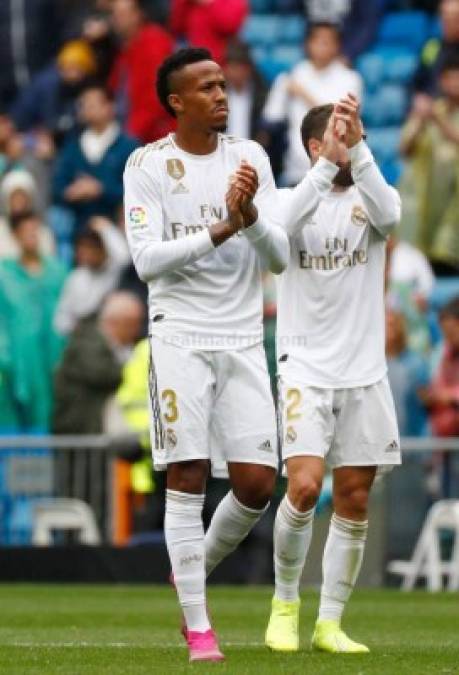 Éder Militao también debutó con el Real Madrid en el Bernabéu.