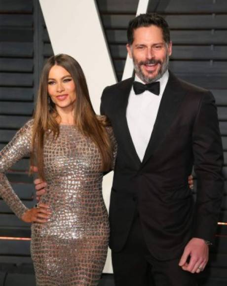 La actriz colombiana Sofia Vergara y su esposo Joe Manganiello.