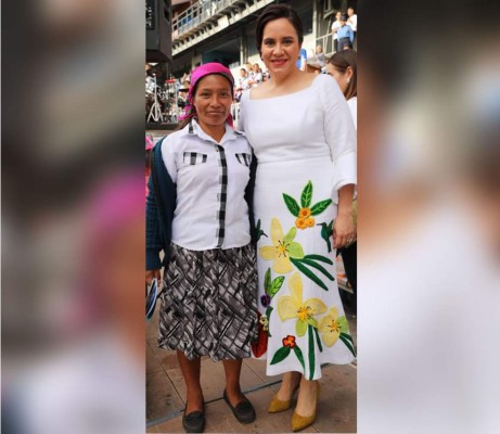 Lo que no sabías del vestido de la Primera dama hondureña