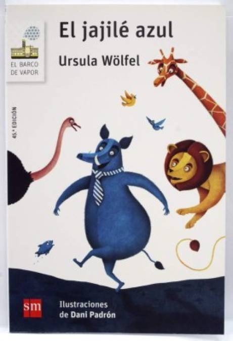 'El jajilé azul' está dedicado a niños de 6 a 7 años. Y se trata de un jabalí gordo y gris que quiere ser distinto de como es y sus deseos se convierten en realidad. Adquiere el color azul de un pez, la melena del león, el cuello de la jirafa... El problema es que ahora no sabe qué animal es. ¿Conseguirá averiguarlo?