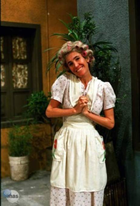 'Doña Florinda! perdió cachetes y su rostro lucía muy elegante en un principio.