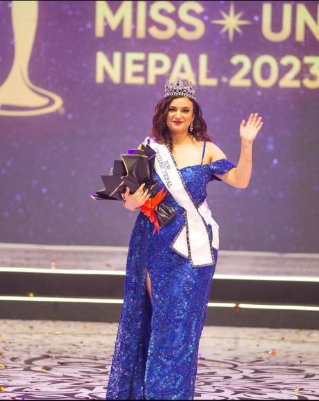 <b>Miss Nepal 2023</b> Jane Dipika Garrett la modelo de 22 años, nació en Estados Unidos, la joven destaca en el certamen, ya que ella es la primera concursante de Nepal, en ser talla grande, llamando la atención del público por romper estereotipos.