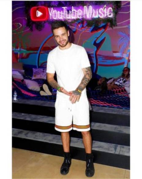 Liam Payne exintegrante de One Direction también estuvo presente en el primer día de Coachella.