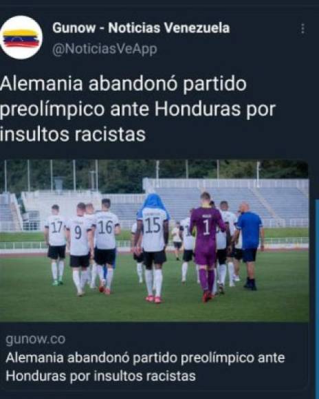Medios internacionales de hasta Venezuela se han pronunciado respeto a la polémica del Honduras vs Alemania.