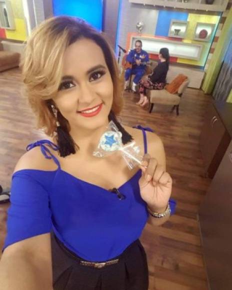 Isis Argueta de Televisión Nacional de Honduras.