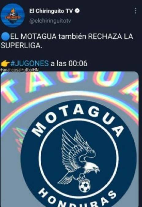 El Motagua también aparece con los memes.