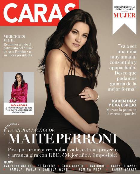En enero de este año la actriz y cantante Maité Perroni confirmó lo que muchos ya especulaban: que está embarazada de su esposo, el productor de televisión Andrés Tovar.