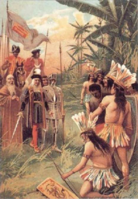 12. Colón y el Nuevo Mundo.<br/>Colón llamó indios a los habitantes de América porque creyó haber llegado a la India, un error en el que insistió hasta su muerte.