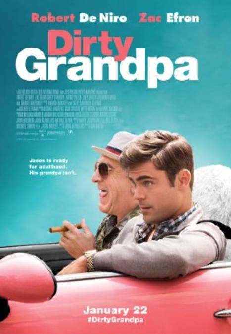 3. Zac Efron protagonizó la película 'Mi abuelo es un peligro'. La cinta fue escrita por John Philips y dirigida por Dan Mazer.