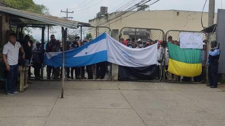 El hospital de El Progreso, Yoro, fue escenario de protestas.