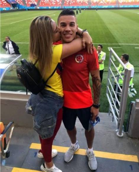 La pareja del futbolista de la selección colombia posee una larga trayectoria en el modelaje.