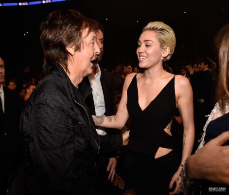 Miley Cyrus incomoda a Paul McCartney