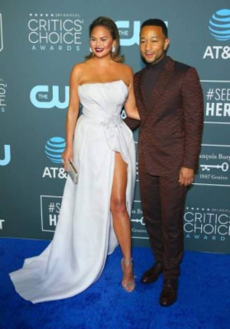 La pareja Chrissy Teigen y John Legend.