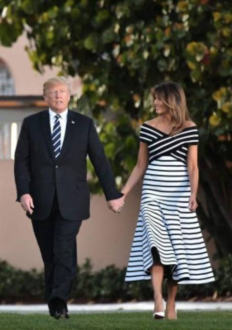 Pese a los rumores de divorcio luego de que la expareja presidencial abandonara la Casa Blanca, Trump y Melania se han mostrado más unidos en su nuevo hogar.