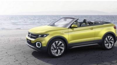 Imagen de la nueva propuesta de Volkswagen el T-roc Cabrio.