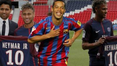 Ronaldinho dio su punto de vista sobre el fichaje de Neymar al PSG.