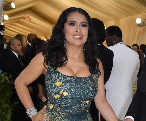 Salma Hayek 'persiguió' a Gigi Hadid en la Gala Met