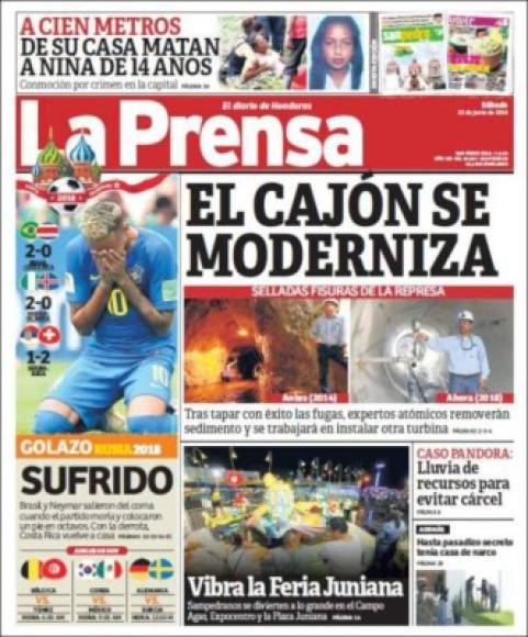Diario La Prensa de Honduras.