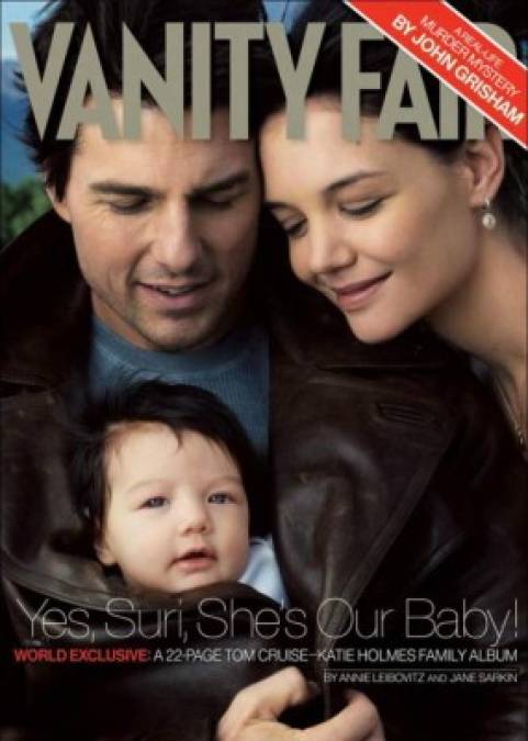 "Tras el nacimiento, Katie y Tom reservaron la imagen de su hija, “lo que llevó a historias sensacionalistas a dudar sobre la existencia d ela niña”. Fue hasta en octubre de 2006 que la revista Vanity Fair logró un acuerdo con los padres y realizaron una sesión de fotos a cargo de la famosa fotógrafa Annie Leibovitz.<br/>"