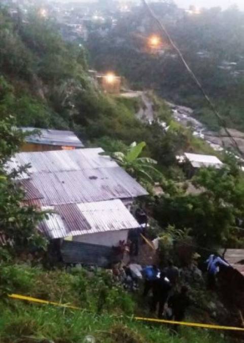 La Policía Nacional de Honduras hizo su labor, acordonó la zona.