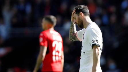 Lionel Messi sigue sin poder marcar en la Liga francesa con el PSG.