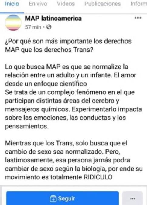 Los grupos MAP tratan de persuadir a las personas en las redes sociales, indicando que deberían ser considerados como unos más dentro del colectivo 'LGTBI'.