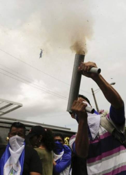 La ciudad de Masaya se declaró en rebeldía contra el gobierno desde que iniciaron el 18 de abril las protestas antigubernamentales que reclaman la salida del gobierno de Ortega y su esposa y vicepresidenta, Rosario Murillo.