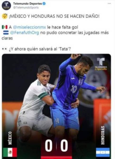 Los medios mexicanos han señalado que a su selección le hace falta gol.