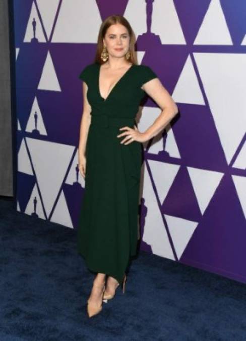 Amy Adams, nominada a mejor actriz de reparto por su rol en la cinta 'Vice', también nominada a mejor película.