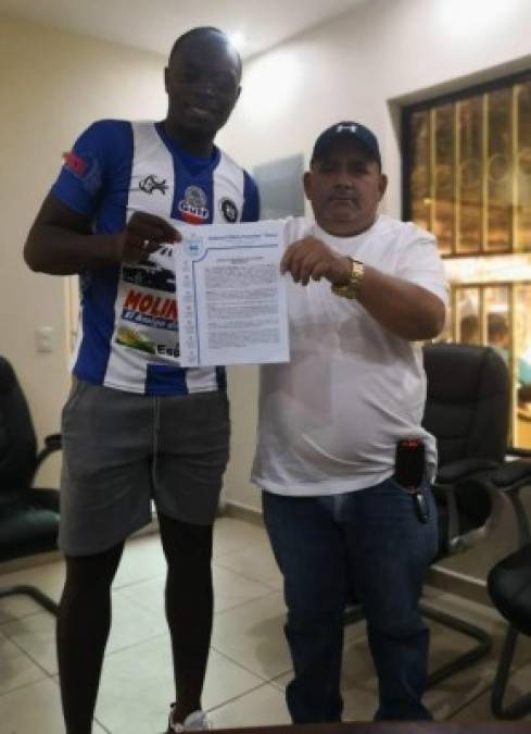 <br/>Winston Mezú: Delantero colombiano de 27 años de edad que fue presentado como nuevo refuerzo del Victoria de la Liga de Ascenso de Honduras. Llega procedente del Platense.