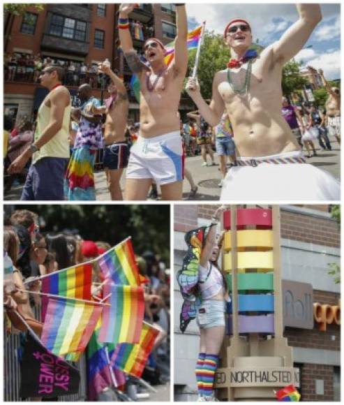 Los participantes marcharon a pie, en moto o subidos ​​en camiones por la Quinta Avenida, entre los aplausos de una multitud compacta y alegre, recorrieron tres kilómetros desde los rascacielos del Midtown hasta la zona de Greenwich Village, donde nació el movimiento por los derechos de los homosexuales tras los disturbios de Stonewall en 1969. <br/>